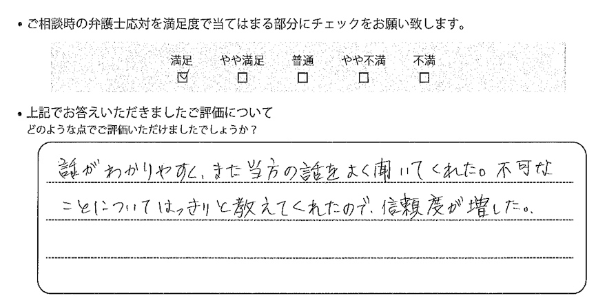 お客様の声