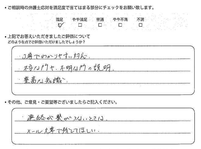 お客様の声